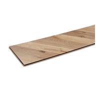 GoodHome Heanor Natural Gloss Light Oak Effect Laminate Flooring Sample