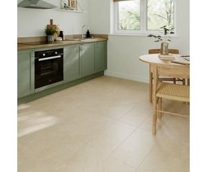 GoodHome Heathfield Sand Natural Stone Effect Structured Laminate Flooring, 1.86M²