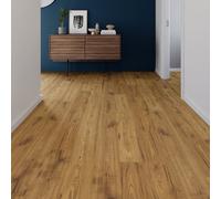 GoodHome Hickory Natural Oak Wood Effect Structured Laminate Flooring, 2.2M²
