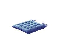 GoodHome Hiva Blue Plain Indoor Square Seat Pad (L)45Cm X (W)45Cm