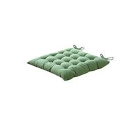 GoodHome Hiva Green Plain Indoor Square Seat Pad (L)45Cm X (W)45Cm