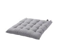 GoodHome Hiva Grey Plain Indoor Square Seat Pad (L)45Cm X (W)45Cm