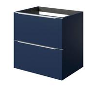 GoodHome Imandra Compact Matt Blue Wall-Mounted Bathroom Cabinet (H) 600mm (W) 600mm