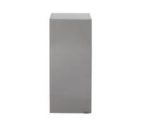 GoodHome Imandra Deep Gloss Anthracite Double Bathroom Wall Cabinet Non-Mirrored (H)90Cm (W)4Cm