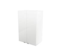 GoodHome Imandra Deep Gloss White Double Bathroom Wall Cabinet (H)90Cm (W)60Cm
