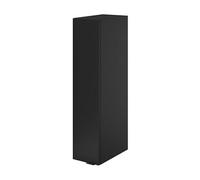 GoodHome Imandra Deep Matt Black Bathroom Single Wall Cabinet (H)90Cm (W)20Cm