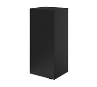 GoodHome Imandra Deep Matt Black Bathroom Single Wall Cabinet (H)90Cm (W)40Cm