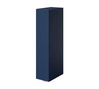 GoodHome Imandra Deep Matt Blue Bathroom Single Wall Cabinet (H)90Cm (W)20Cm