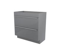 RAK Ceramics RAK-Ceramics Joy Wall Hung Vanity 80cm (Grey Elm) Finish: Grey Elm, Please Select Size: 80cm