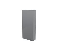 GoodHome Imandra Compact Gloss Grey Bathroom Single Wall Cabinet (H)90Cm (W)40Cm