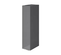 GoodHome Imandra Deep Gloss Grey Bathroom Single Wall Cabinet (H)90Cm (W)20Cm