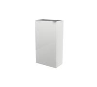 GoodHome Imandra Gloss White Single Freestanding Bathroom Cloakroom Unit (H) 790mm (W) 440mm
