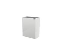 GoodHome Imandra Gloss White Single Wall-Mounted Bathroom Cloakroom Unit (H) 550mm (W) 43.6mm