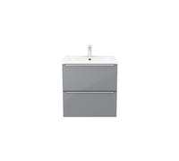 GoodHome Imandra Grey Wall-Mounted Vanity Unit & Basin Set - Includes Nira Basin (W)604mm