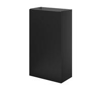 GoodHome Imandra Matt Black Single Freestanding Bathroom Cloakroom Unit (H) 790mm (W) 440mm