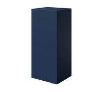 GoodHome Imandra Deep Matt Blue Bathroom Single Wall Cabinet (H)90Cm (W)40Cm