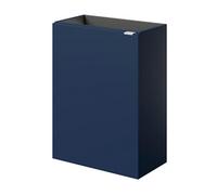 GoodHome Imandra Matt Blue Single Wall-Mounted Bathroom Cloakroom Unit (H) 550mm (W) 440mm
