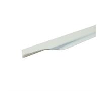 GoodHome Imandra Matt Chrome Effect Bathroom Curved Edge Handle (L)60Cm (D)39mm, Set Of 2