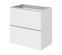 GoodHome Imandra Slimline Gloss White Wall-Mounted Bathroom Cabinet (H) 600mm (W) 600mm