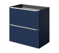 GoodHome Imandra Slimline Matt Blue Wall-Mounted Bathroom Cabinet (H) 600mm (W) 600mm