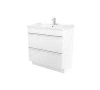 GoodHome Imandra White Freestanding Vanity Unit & Basin Set - Includes Lana Basin (W)804mm