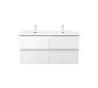GoodHome Imandra White Wall-Mounted Vanity Unit & Basin Set - Includes Nira Basin (W)1204mm