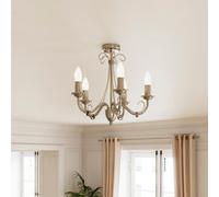 GoodHome Inuus Vintage Metal Antique Brass Effect 5 Lamp Ceiling Light
