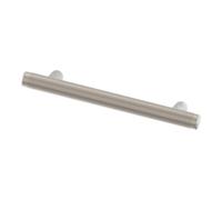 GoodHome Irus Satin Nickel Effect Grey Any Room T-Shaped Pull Handle (L)13.6Cm (D)35mm, Pack Of 2