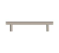 GoodHome Irus Satin Nickel Effect Grey Any Room T-Shaped Pull Handle (L)16.8Cm (D)35mm, Pack Of 2