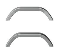 GoodHome Irvil Chrome Effect Any Room Furniture Bow Pull Handle (L)11Cm (D)30mm, Pack Of 2