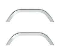 GoodHome Irvil Gloss Chrome Effect Any Room Bow Pull Handle, (L)110mm X (D)30mm, Pack Of 2
