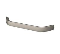 GoodHome Irvil Satin Nickel Effect Any Room Furniture Bow Pull Handle (L)14.2Cm (D)30mm, Pack Of 6