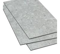 GoodHome Italo Ceramin Grey Deeply Textured Stone Effect Textured Click Vinyl Tile, 2.4M²
