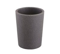 GoodHome Jubba Matt Grey Stone Effect Polyresin Tumbler