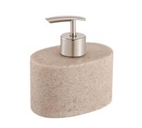 GoodHome Jubba Sandstone Effect Polyresin Freestanding Soap Dispenser