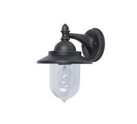 GoodHome Kaltag Fixed Matt Rusted Mains-Powered Outdoor Wall Light (Dia)17.7Cm