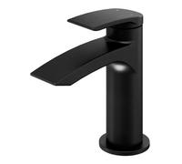 GoodHome Kariya Mini Matt Black Manual Basin Mixer Tap