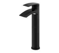 GoodHome Kariya Tall Matt Black Basin Mixer Tap