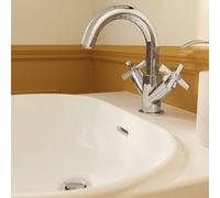 GoodHome Karri M Chrome Effect Basin Mono Mixer Tap