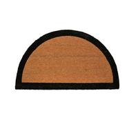 GoodHome Kebir Black & Natural Scraper Mat, 45Cm X 75Cm