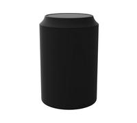 GoodHome Kina Black Plastic Bathroom Bin - 5L