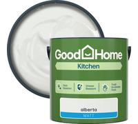GoodHome Kitchen Alberta Matt Wall & Ceiling Emulsion Paint, 2.5L