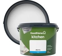 GoodHome Kitchen Alberta Matt Wall & Ceiling Emulsion Paint, 2.5L
