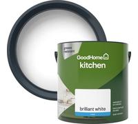 GoodHome Kitchen Brilliant White Matt Wall & Ceiling Emulsion Paint, 5L