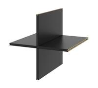 GoodHome Konnect Black Divider (D)315mm (W)330mm