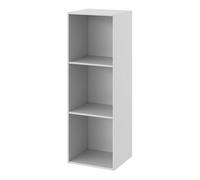 GoodHome Konnect Grey 3 Shelf Cube Bookcase, (H)1038mm (W)354mm