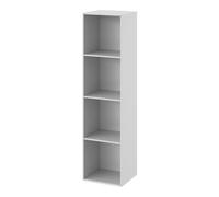 GoodHome Konnect Grey 4 Shelf Cube Bookcase, (H)1380mm (W)354mm