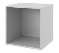 GoodHome Konnect Grey Cube Shelving Unit, (H)354mm (W)354mm