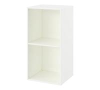 GoodHome Konnect White 2 Shelf Cube Bookcase, (H)696mm (W)354mm