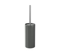GoodHome Koros Anthracite Ceramic, Polypropylene (Pp) & Stainless Steel Toilet Brush & Holder
